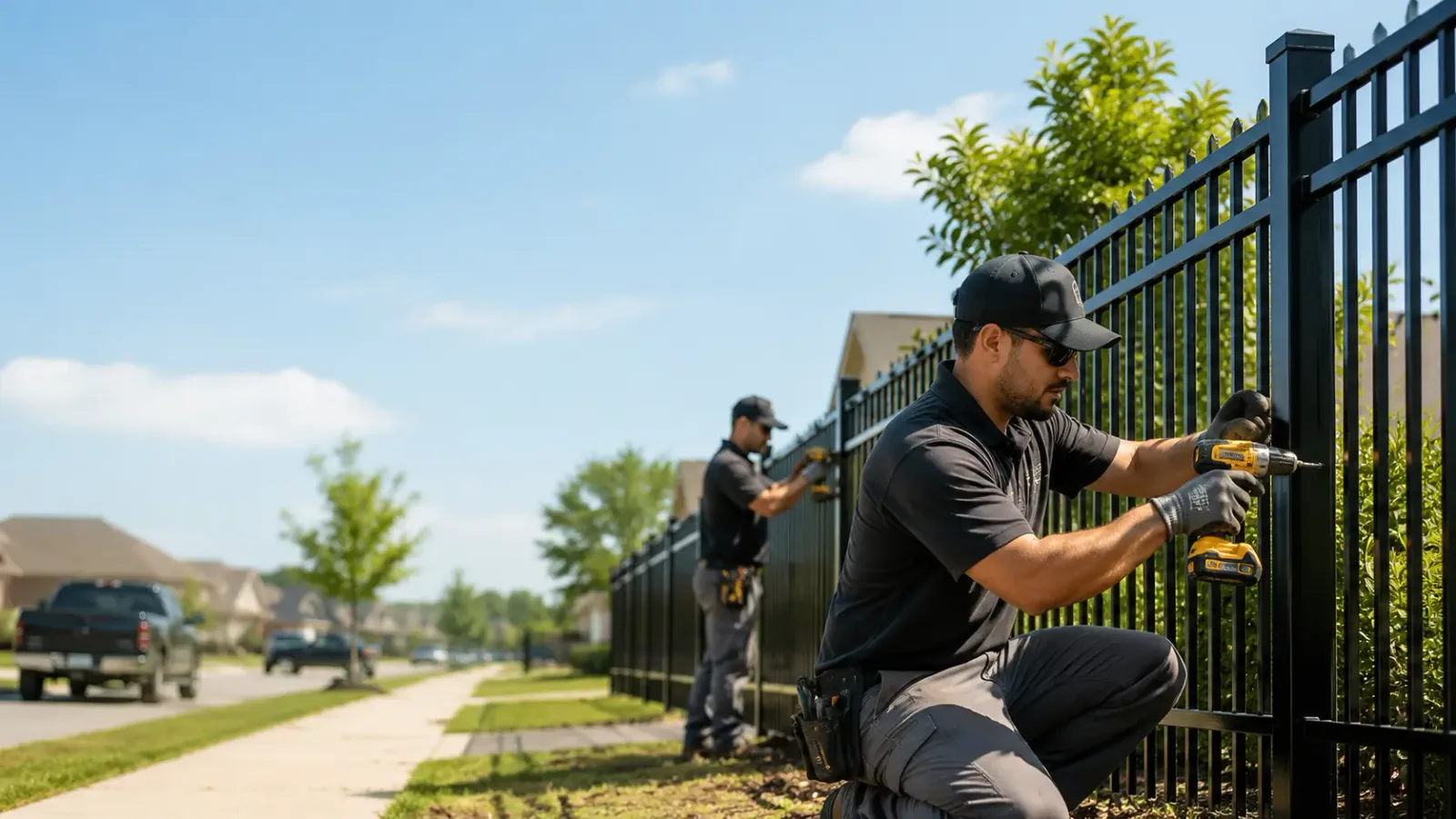 Metal Fence Installation in Champlain, VA